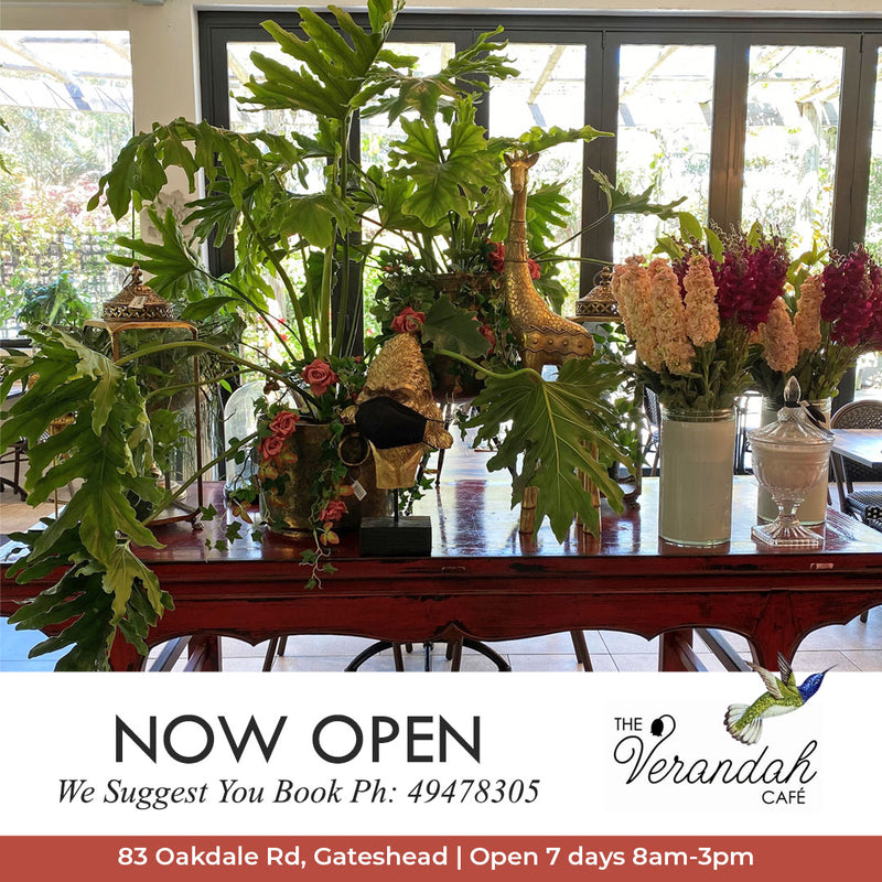 We are open - The Verandah Cafe