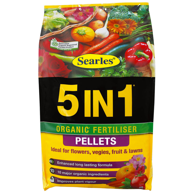 plant fertilizer pellets SEARLES 5 IN 1 FERTILISER PELLETS 15KG – Poppy's Home and Garden