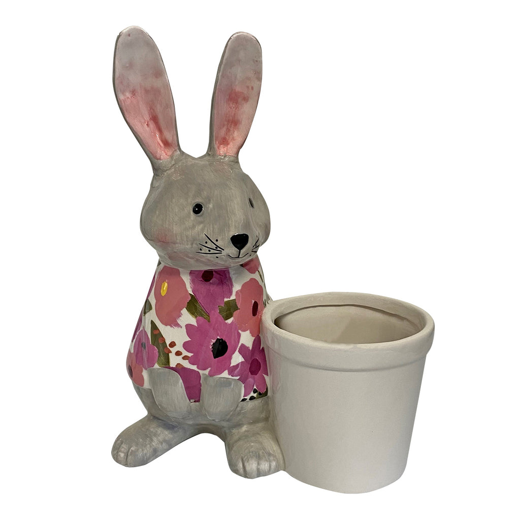 Sasha the Rabbit Ceramic Planter