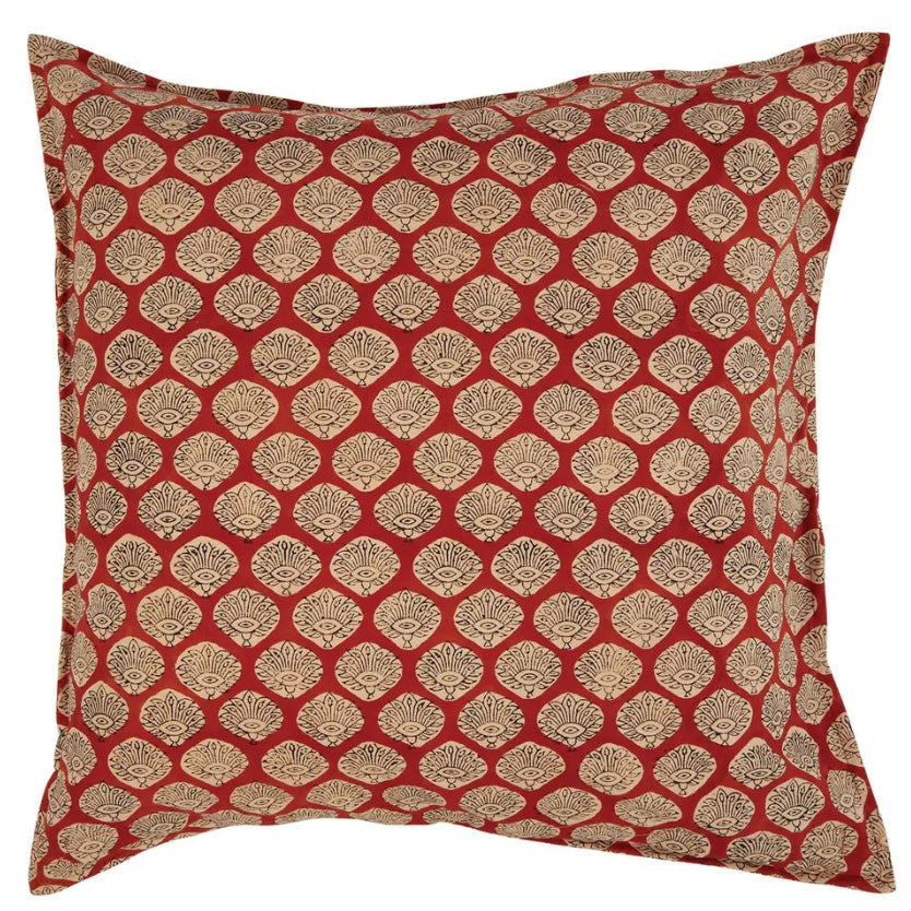 Solana Cotton Red Cushion