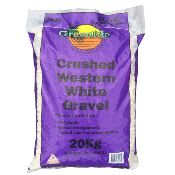 Crushed White Medium Pebbles Gravel