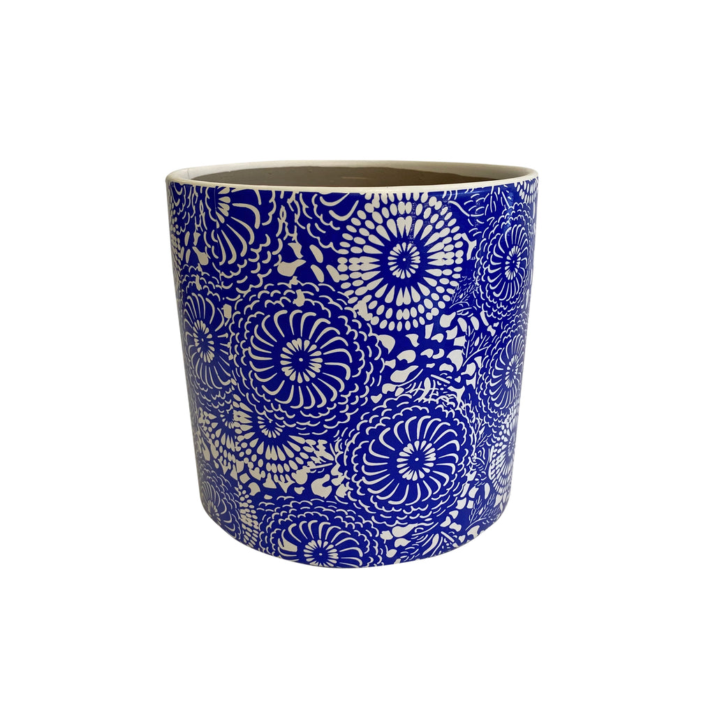 Ceramic Pot Blue Medium