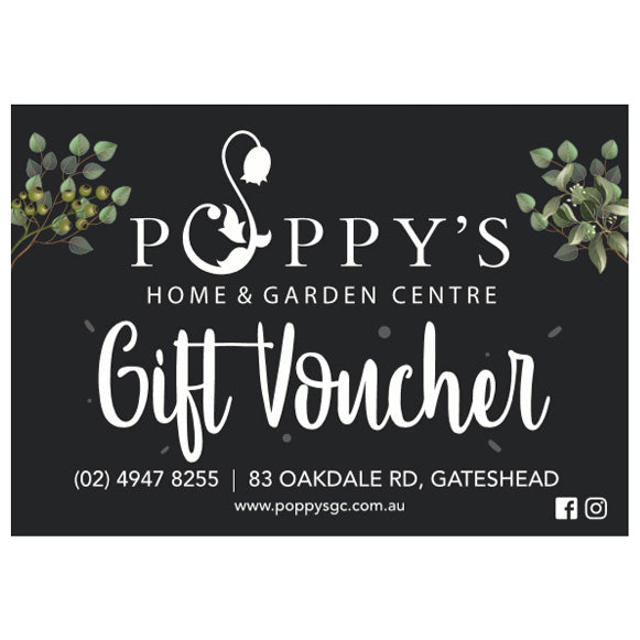 Gift Voucher at Poppy's Home and Garden Newcastle