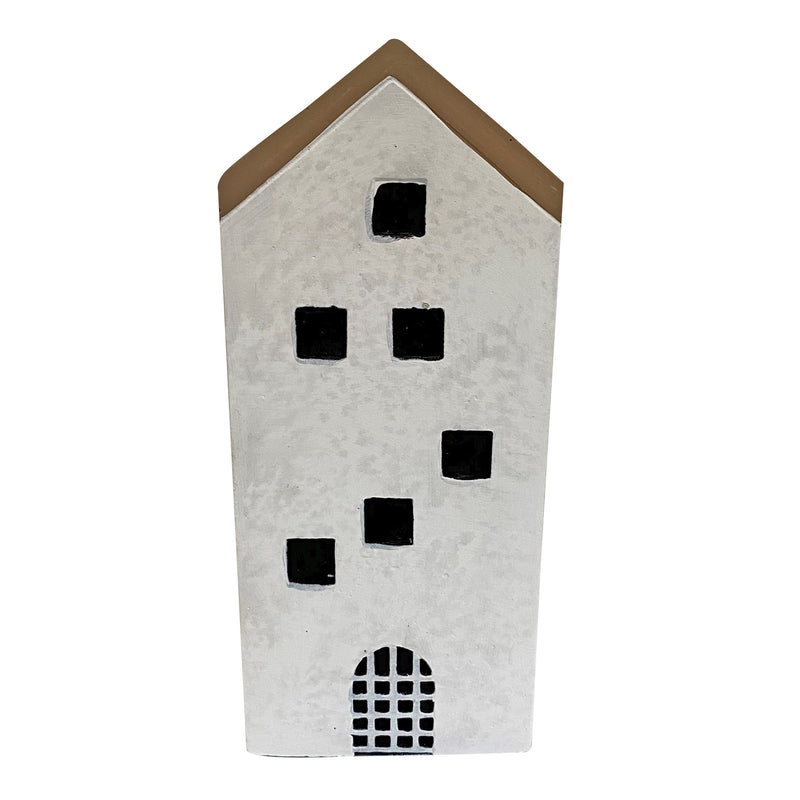 Jonah House White Tall Planter