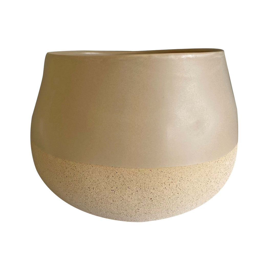 Juliette Ceramic Planter Pot Beige