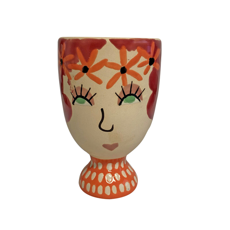 Lorie Ceramic Face Vase
