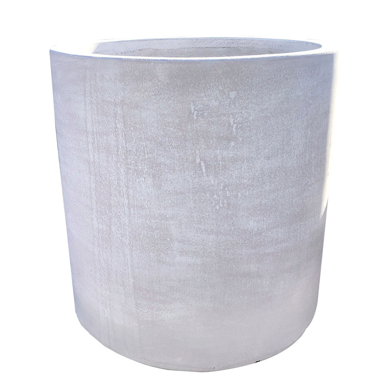 Modstone Cylinder White Pot