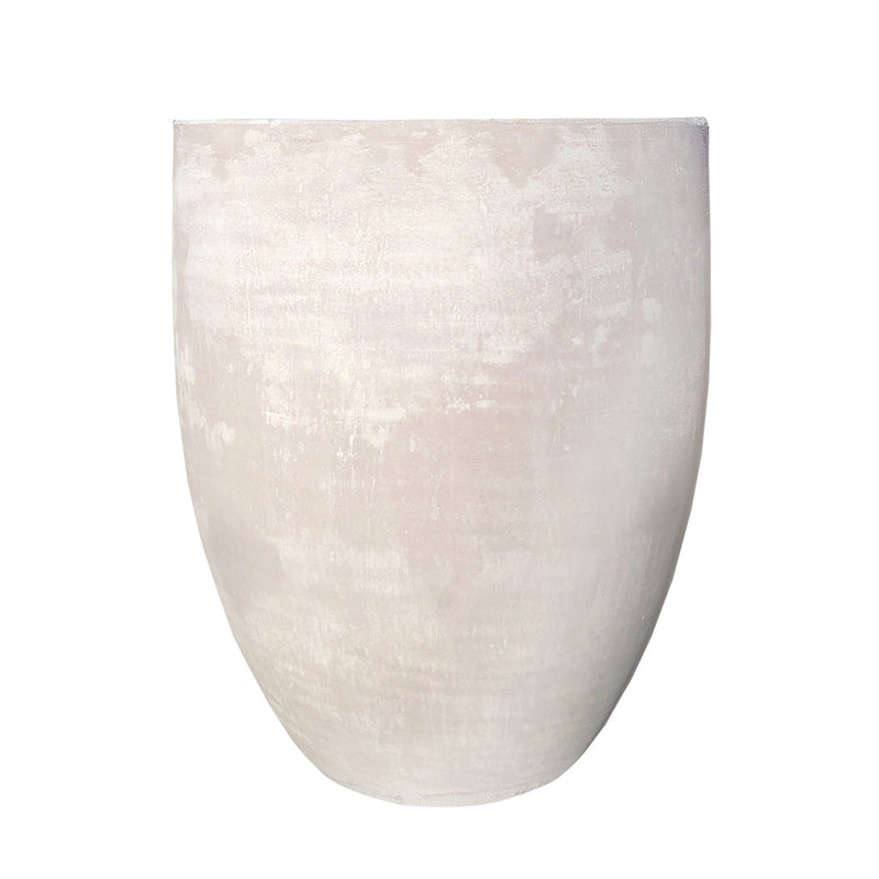 Modstone Tall Thin Pot White
