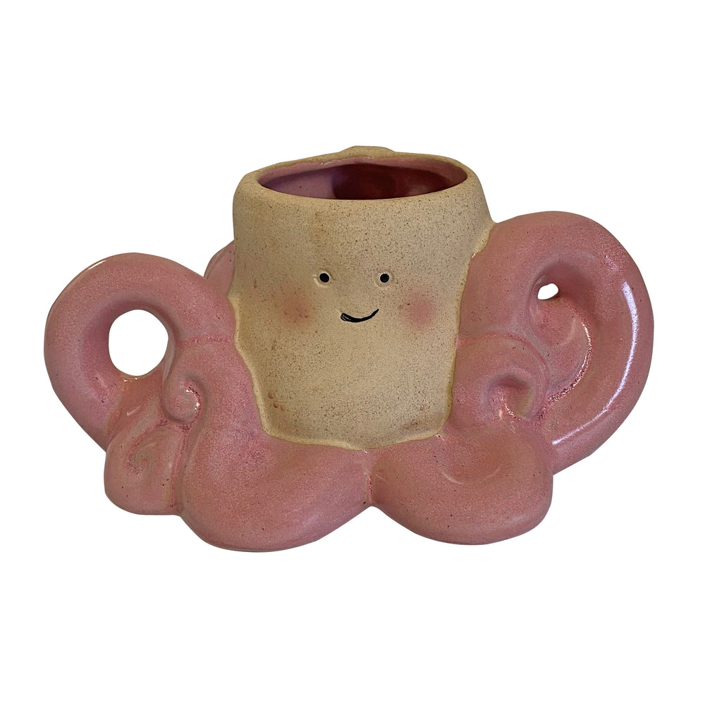 Octopus Planter Pink