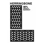 Outdeco Herringbone Screen 1200x600