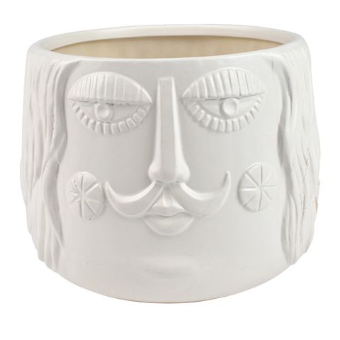 Ceramic Pot Pierre White