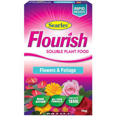 Searles Flourish Flowers and Foliage Soluble Plant Food 1kg