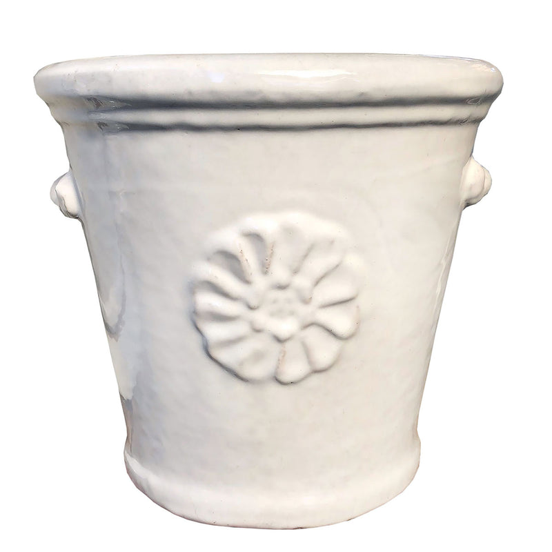White Ceramic Pot Tall