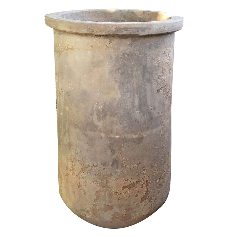 Terracotta Cylinder Pot Antique