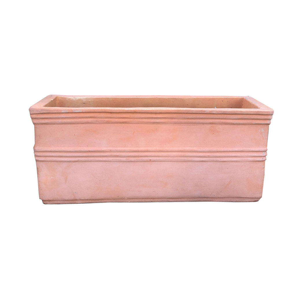 Terracotta Trough Pot Natural 