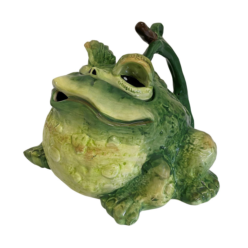 TOAD TEAPOT 23CM